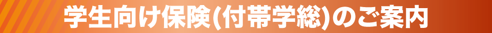 学生向け保険（付帯学総）のご案内